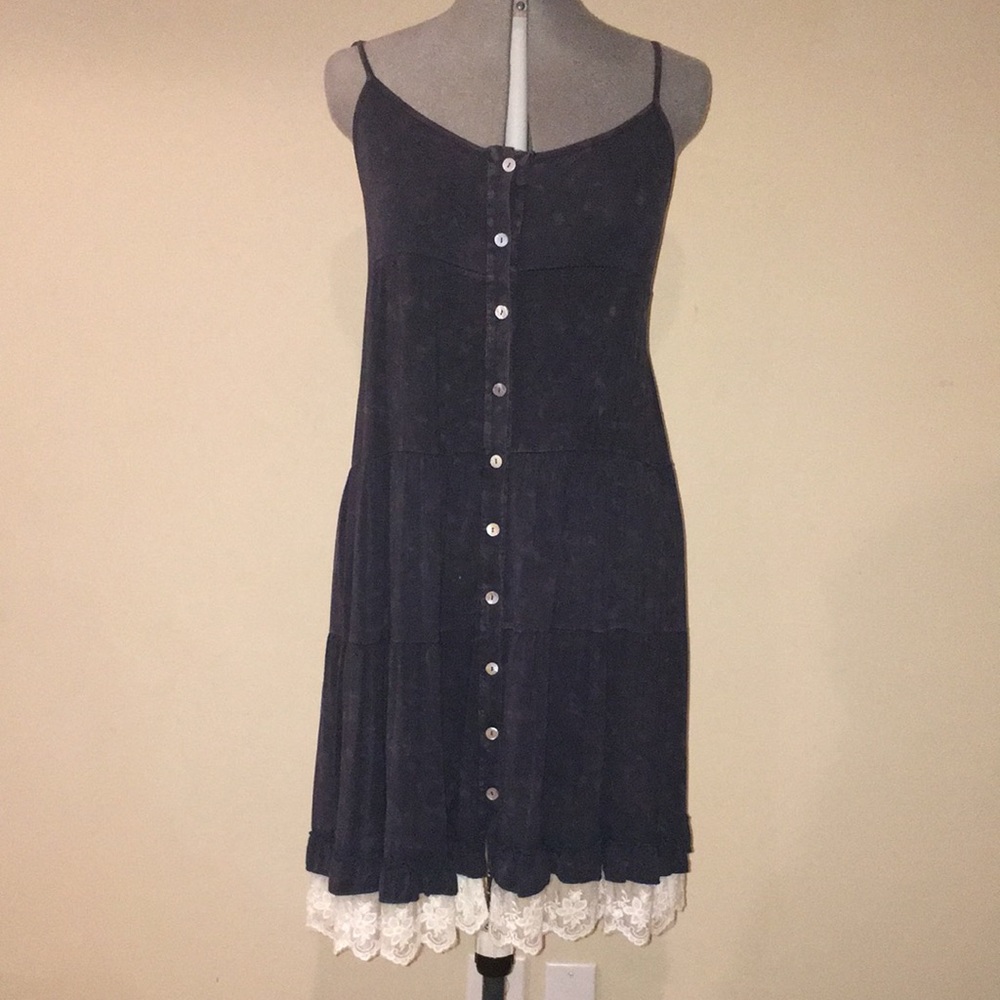 POL Boho Bleach look tunic or dress Lace Large new